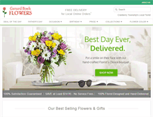 Tablet Screenshot of gerardboehflowers.com